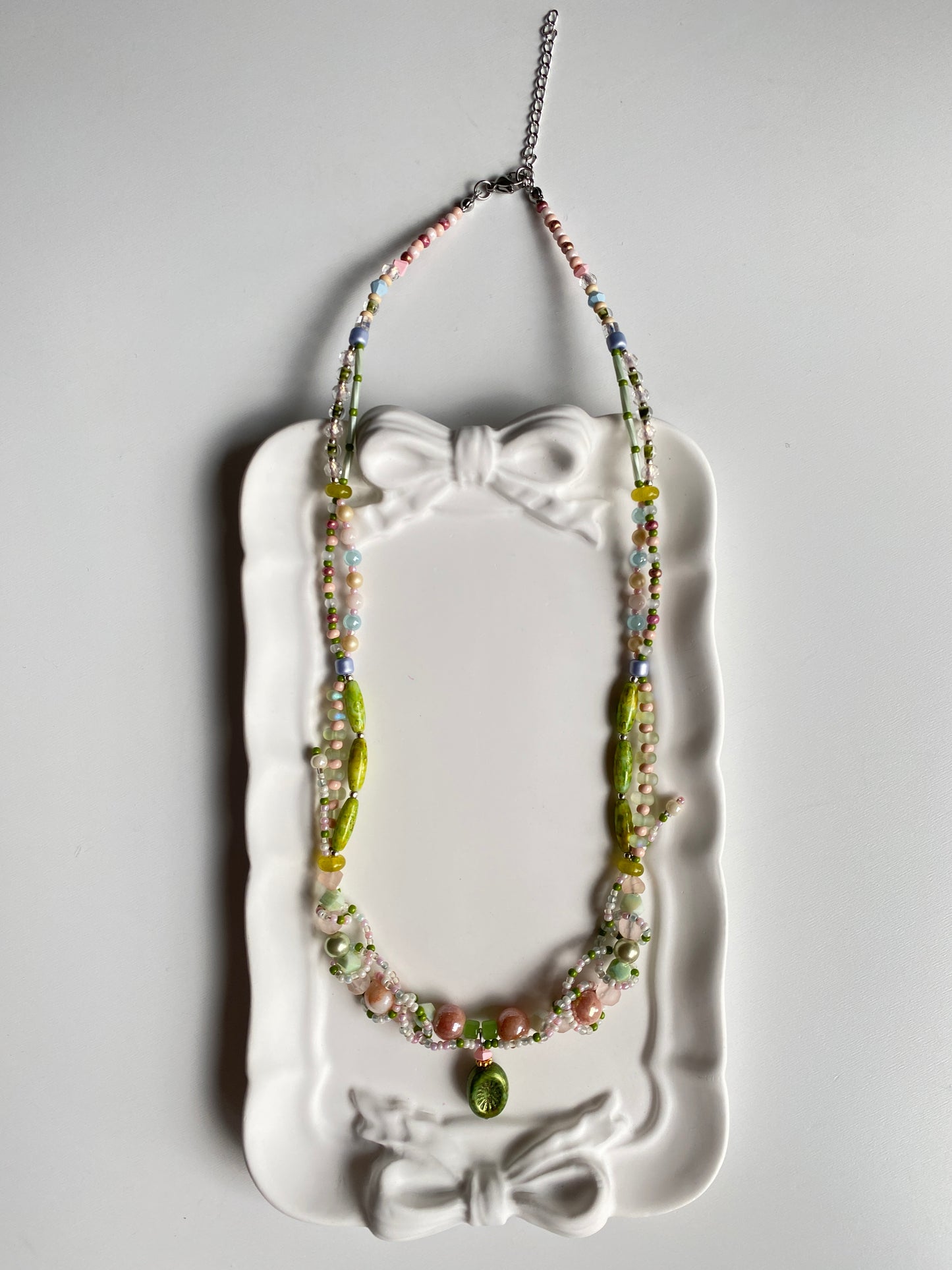 Vine Kiwi Pendant Necklace