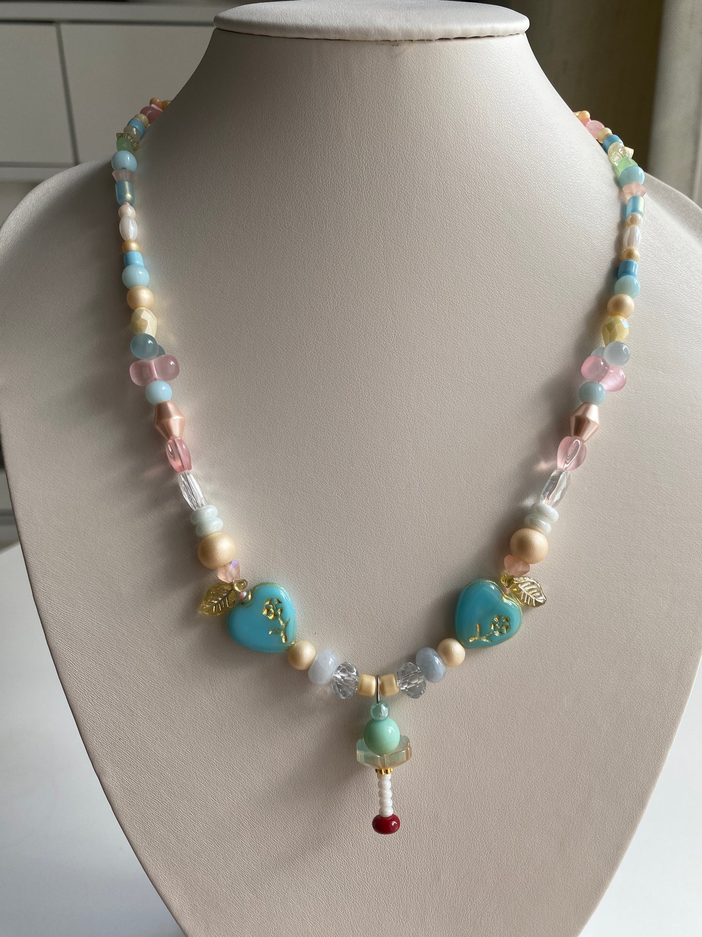 Adorable Mint-flavored Ice Cream Pendant Necklace