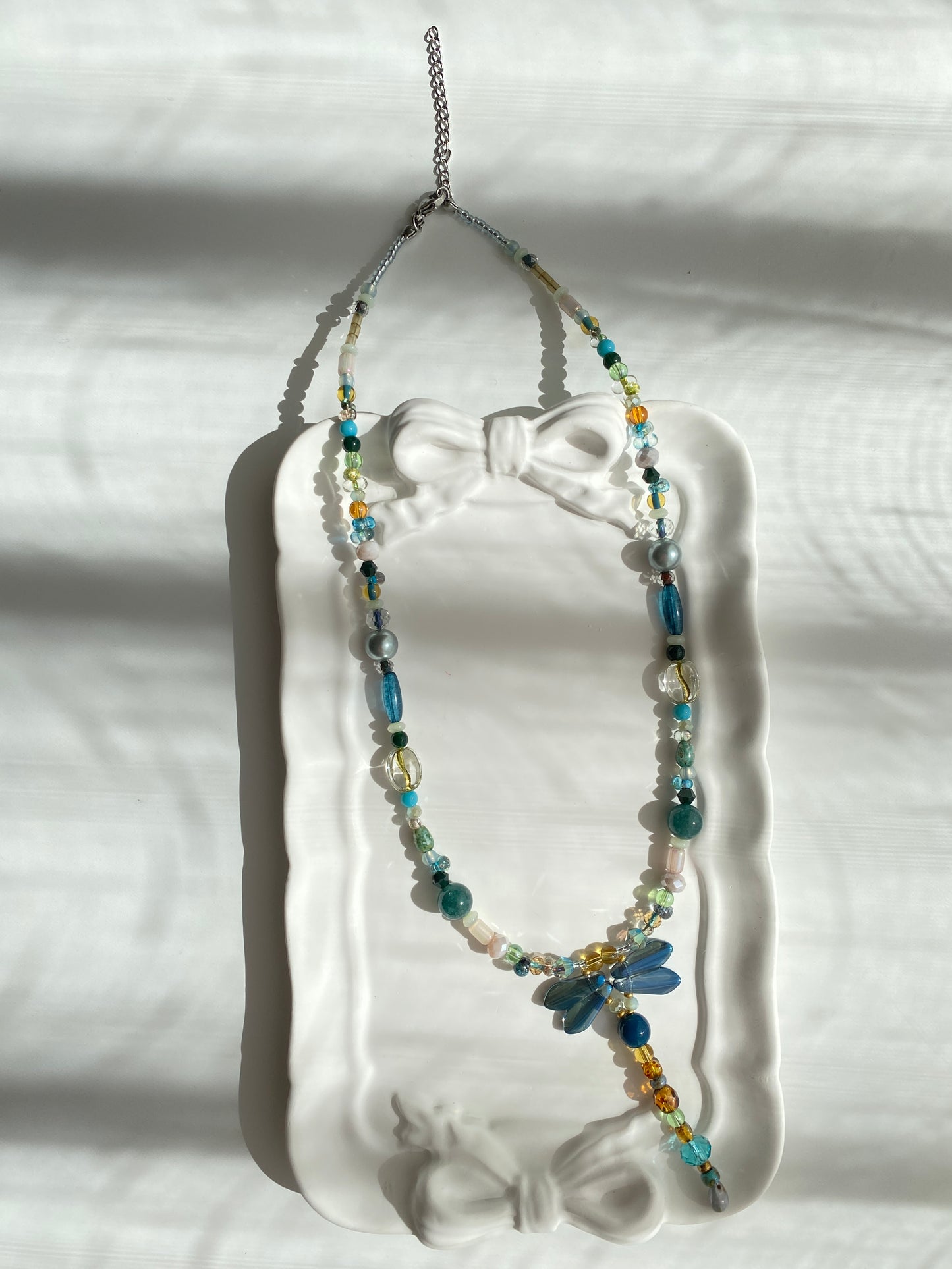 Playful Dragonfly Necklace